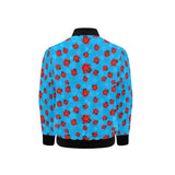 Ladybug Pattern Print Design 02 Kids' Boys' Girls' Bomber Jacket