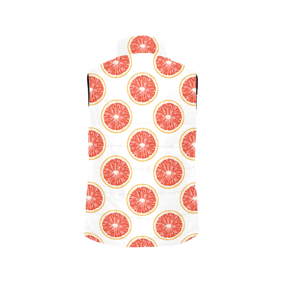 Grapefruit pattern Women's Padded Vest