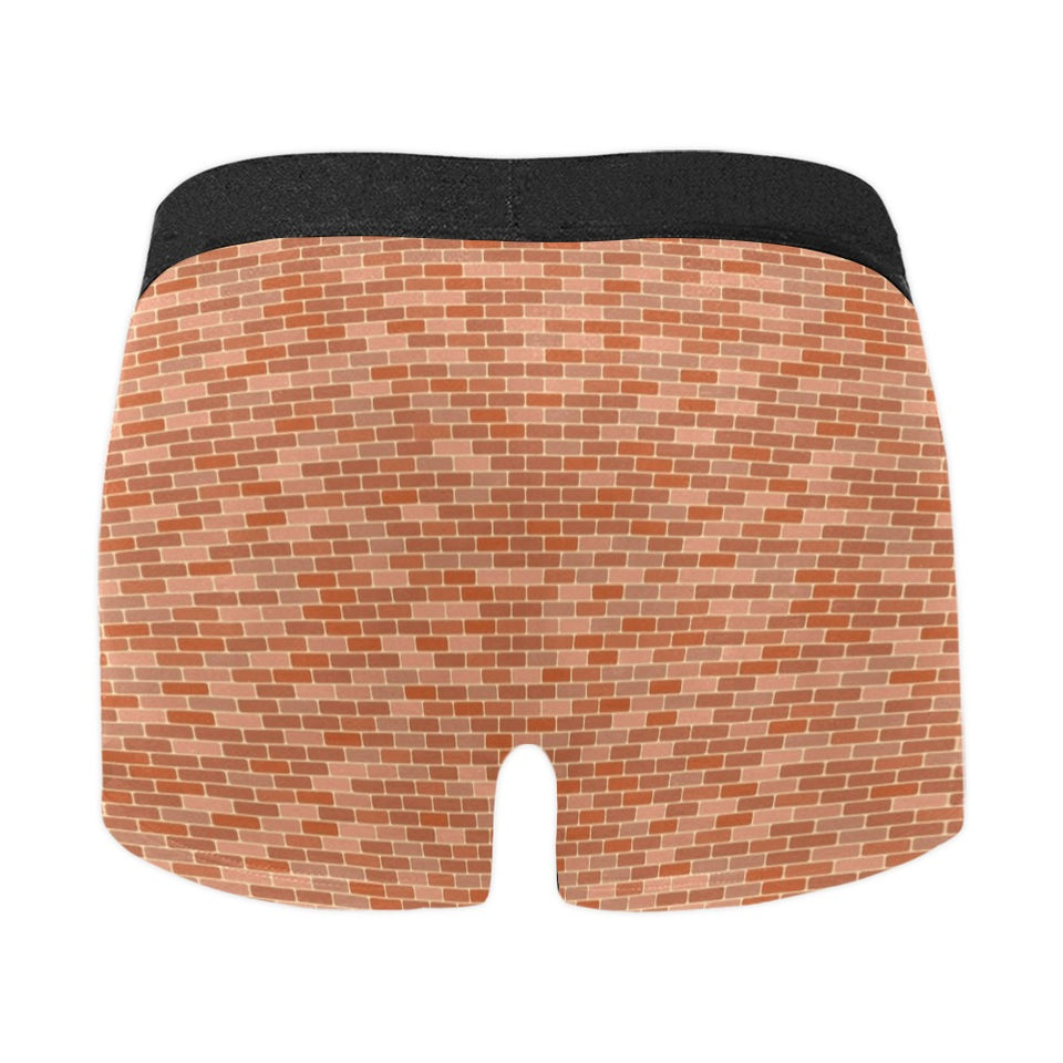 Brick Printed Pattern Print Design 02 Men's All Over Print Boxer Briefs Men's Underwear