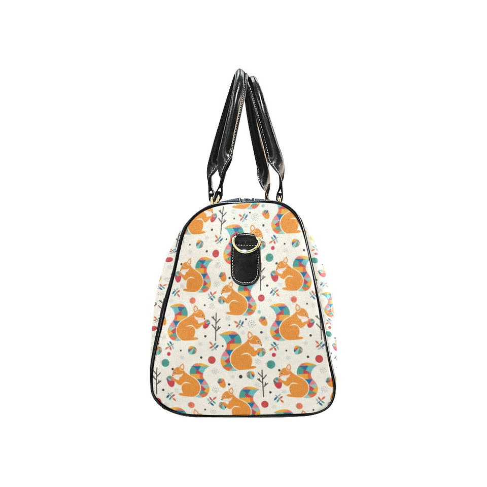 Squirrel Pattern Print Design 04 Travel Bag