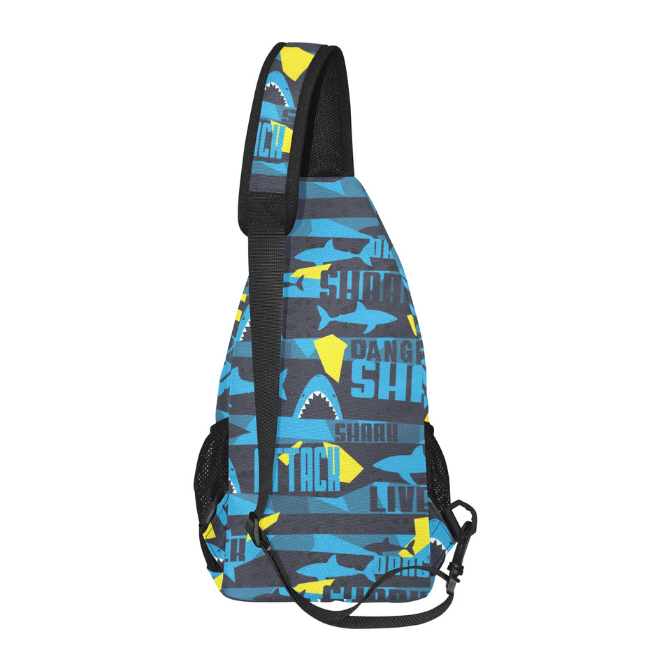 Shark dangerous All Over Print Chest Bag