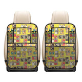Camera Pattern Print Design 02 Car Seat Back Organizer