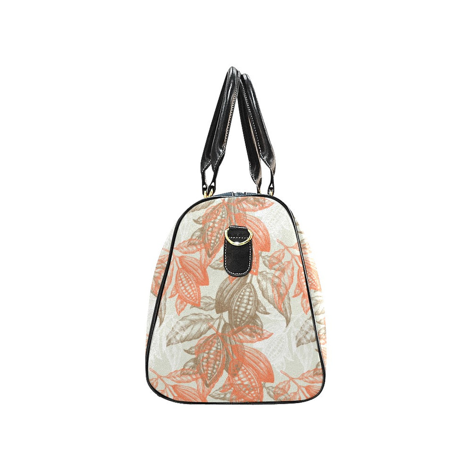 Cocoa beans Cocoa tree pattern Travel Bag