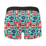 British Pattern Print Design 04 Men's All Over Print Boxer Briefs Men's Underwear