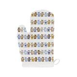 Teddy Bear Pattern Print Design 02 Heat Resistant Oven Mitts