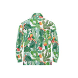 Cactus design pattern copy Men's Long Sleeve Polo Shirt