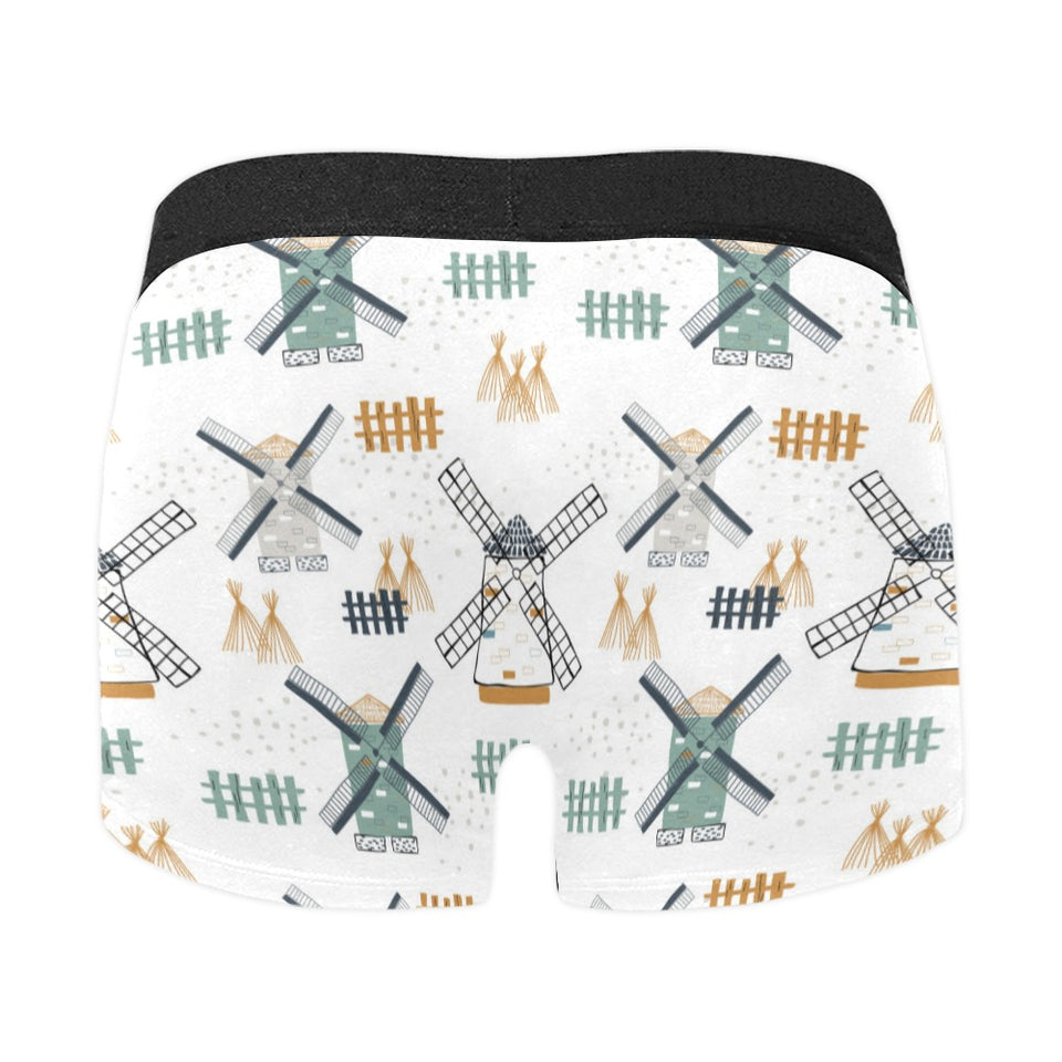 windmill pattern Men's All Over Print Boxer Briefs Men's Underwear