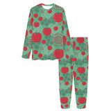 Tomato design pattern Women's All Over Print Pajama Set