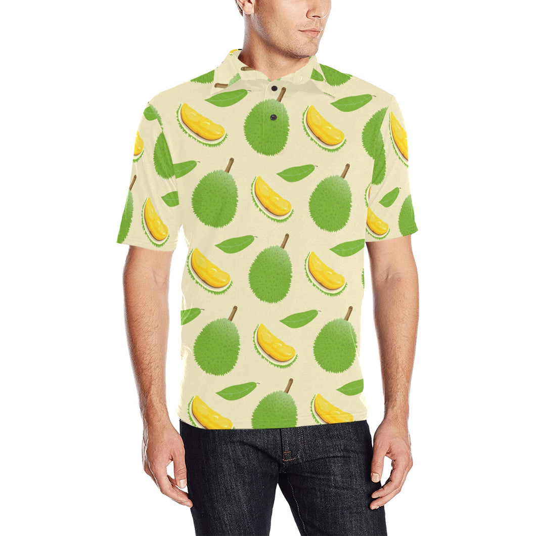 Durian pattern Men's All Over Print Polo Shirt