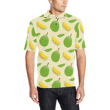 Durian pattern Men's All Over Print Polo Shirt