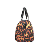Fire flame dark pattern Travel Bag