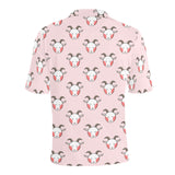 Cute goat pattern Men's All Over Print Polo Shirt