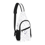Math Pattern Print Design 03 All Over Print Chest Bag