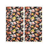 Goldfish Pattern Print Design 03 Gauze Curtain