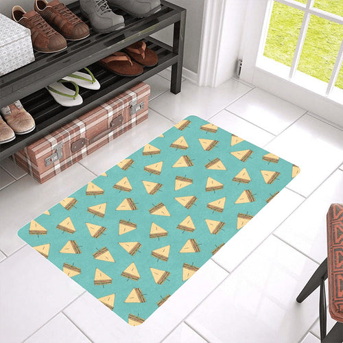 Sandwich Pattern Print Design 03 Doormat