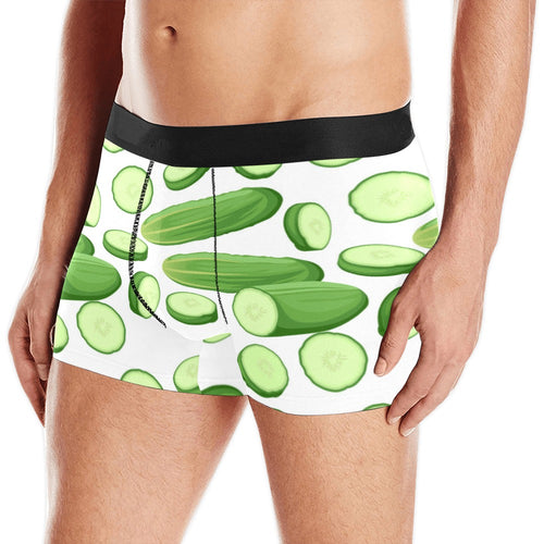 cucumber whole slices pattern Men's All Over Print Boxer Briefs Men's Underwear