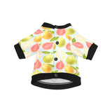 Guava design pattern All Over Print Pet Dog Round Neck Fuzzy Shirt