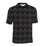 Casino Cards Suits Pattern Print Design 05 Men's All Over Print Polo Shirt