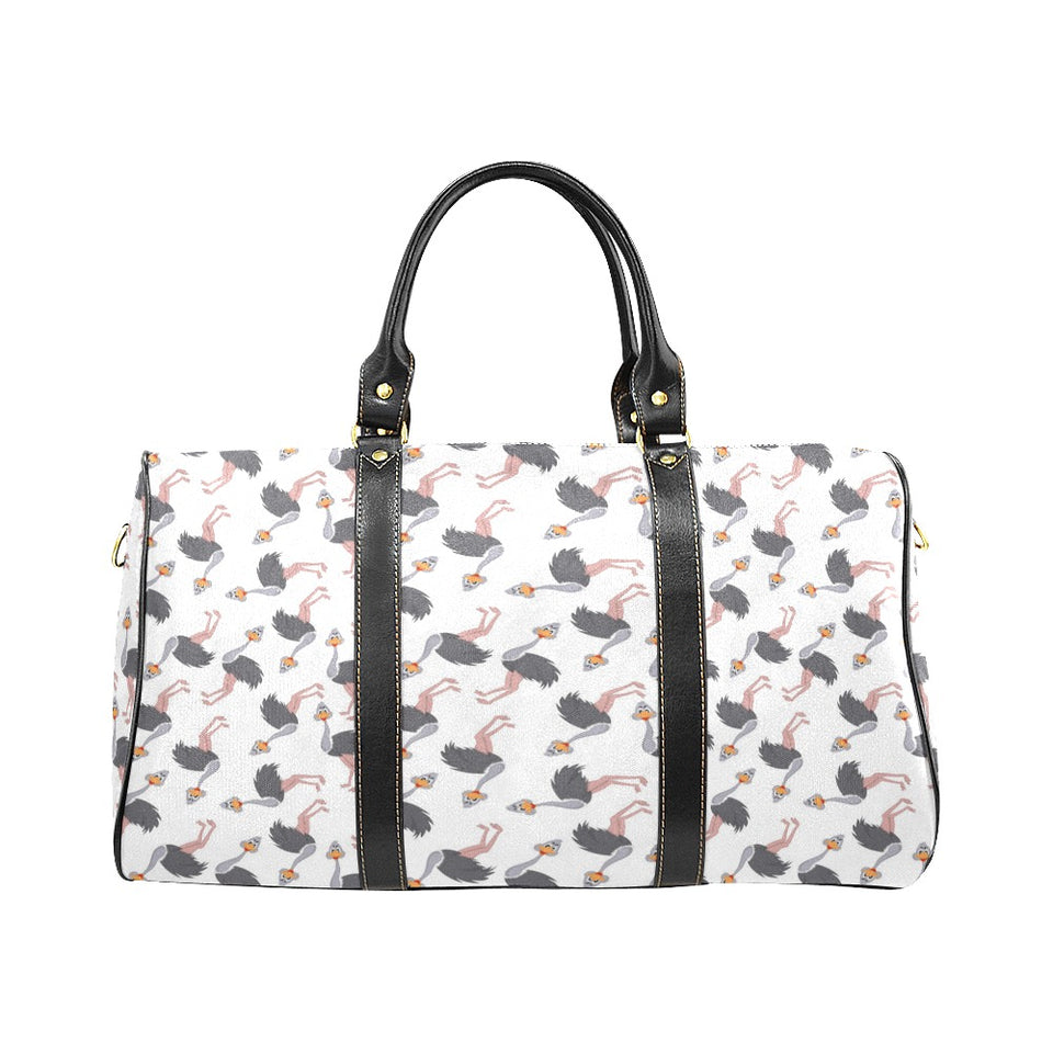 Ostrich Pattern Print Design 02 Travel Bag
