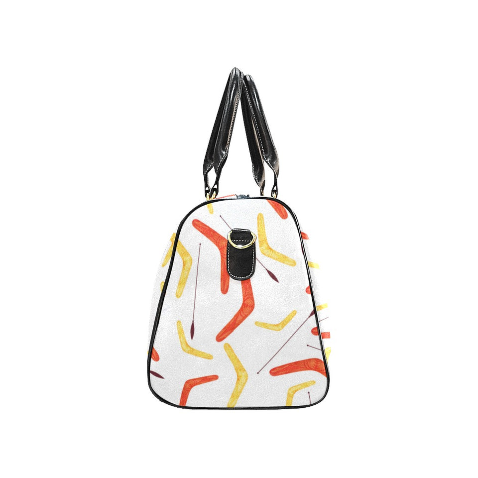 Waterclor boomerang Australian aboriginal ornament Travel Bag