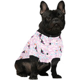 Beautiful toucan flower leaves All Over Print Pet Dog Round Neck Fuzzy Shirt