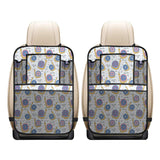 Snail Pattern Print Design 05 Car Seat Back Organizer