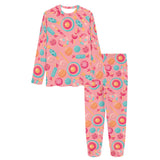 Colorful candy pattern Women's All Over Print Pajama Set
