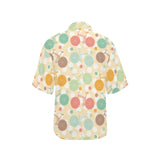 Bicycle Pattern Print Design 01 Women's All Over Print Hawaiian Shirt