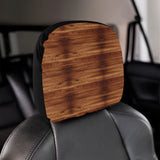 Wood Printed Pattern Print Design 04 Car Headrest Cover