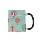 Hot Air Balloon design Pattern Morphing Mug Heat Changing Mug