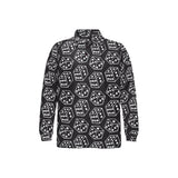 Dice Pattern Print Design 01 Men's Long Sleeve Polo Shirt