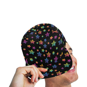 Colorful star pattern All Over Print Snapback Cap