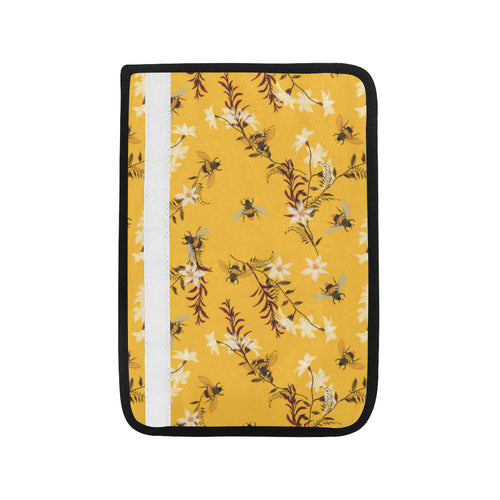 Bee flower pattern Car Seat Belt Cover
