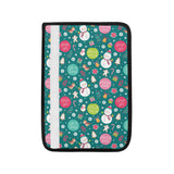 Snowman bird decorative elements christmas pattern Car Seat Belt Cover