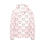 Cute goat pattern Kids' Boys' Girls' Padded Hooded Jacket