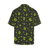 Alien Pattern Print Design 02 Men's All Over Print Hawaiian Shirt (Model T58)