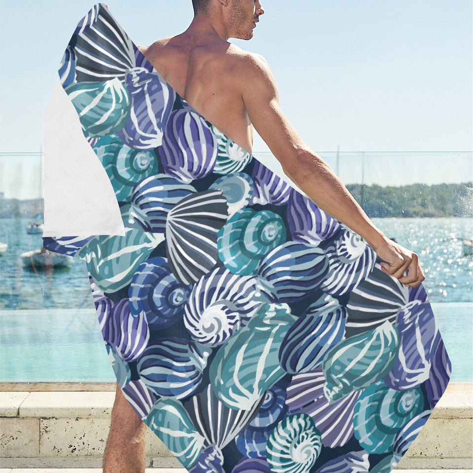 Shell design pattern Beach Towel