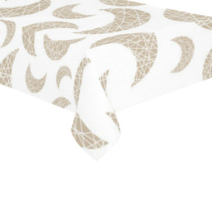 Cool gold moon abstract pattern Tablecloth