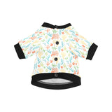 Coral Reef Pattern Print Design 02 All Over Print Pet Dog Round Neck Fuzzy Shirt