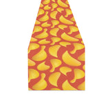 Potato Chips Pattern Print Design 05 Table Runner