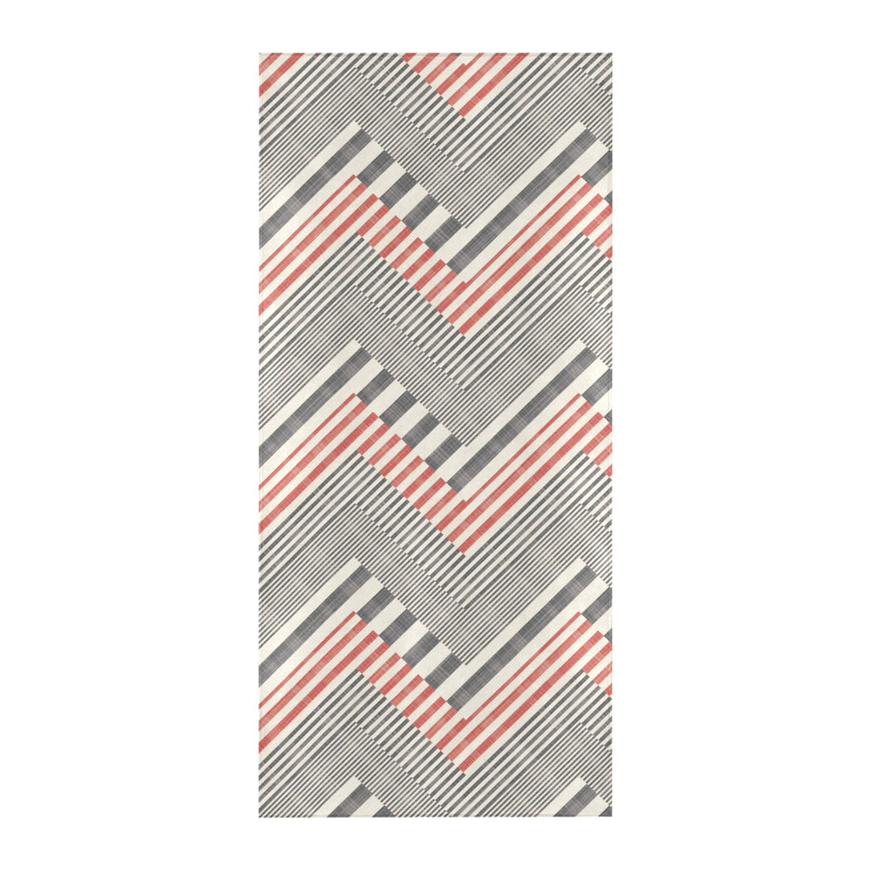 zigzag chevron striped pattern Beach Towel