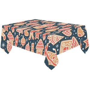 Christmas gingerbread cookie pattern Tablecloth