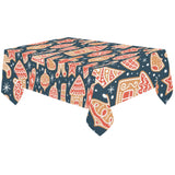 Christmas gingerbread cookie pattern Tablecloth