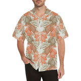 Cocoa beans Cocoa tree pattern Men's All Over Print Hawaiian Shirt