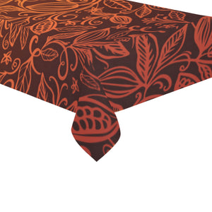cacao beans tribal polynesian pattern Tablecloth