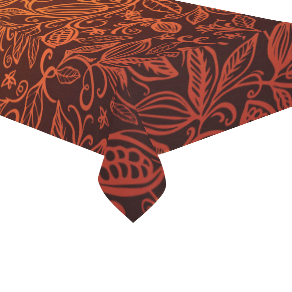 cacao beans tribal polynesian pattern Tablecloth