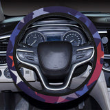 Red blue star pattern Car Steering Wheel Cover