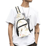 Beautiful Japanese cranes pattern All Over Print Chest Bag