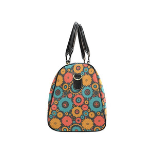 Gear Pattern Print Design 01 Travel Bag