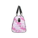 Pink flamingo flower pattern Travel Bag